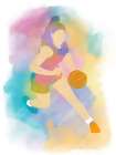 Colorful Sports 1 Art Print