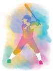 Colorful Sports 3 Art Print