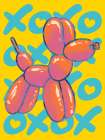 XOXO Balloon Dog Art Print