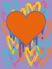 Painted Hearts 2 V2 Pop Culture Print