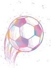 Fast Soccerball Art Print