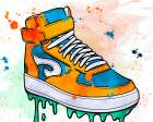 Artsy Sneaker 2 Art Print