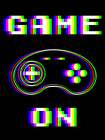 CMYK Game On Art Print