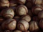 Bin Of Baseballs Art Print