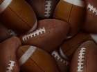 Bin Of Footballs 1 Art Print