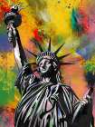 Painted Liberty 2 Pop Culture Print