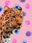 Floral Safari 1 Art Print