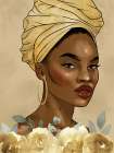 Exhilarating Golden Beauty Art Print