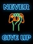 Never Give Up Art Print