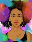 Vibrant Beauty 4 Art Print