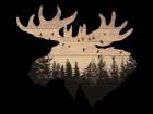 Wilderness Moose Art Print