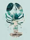 Coastal Lobster Art Print