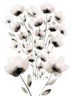 Sophisticated Flower Bunch 2 Art Print