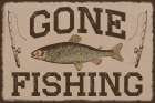 Gone Fishing Art Print