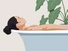 Tub Relaxation Art Print