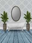Restful Wash 1 Art Print