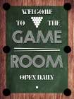 Billiard Game Room Art Print