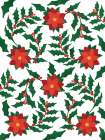 Poinsettia Celebration Floral Print