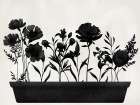Vased Flowers In Shadow 1 Art Deco Print