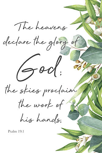 Heavens Declare Aquarelle reproduction