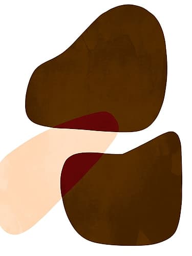Rubbing Rocks 2 Minimalist Print