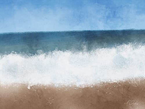 Turbulent Waves 1 Coastal Print