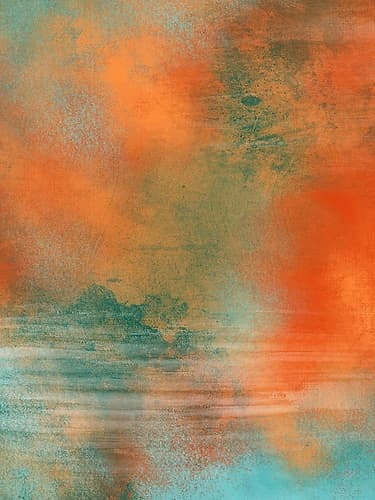 Orange Creamcicle 1 Art Print