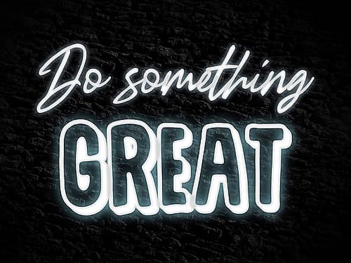 Do Something Great Inspirational Print