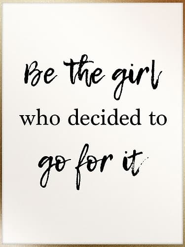 Golden Girl 1 Inspirational Print
