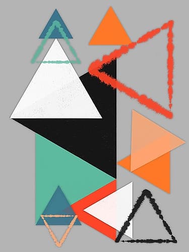 Geometric Breakthrough 4 Art Print