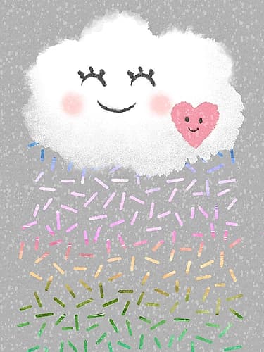 Sprinkle Shower 1 Kids Print
