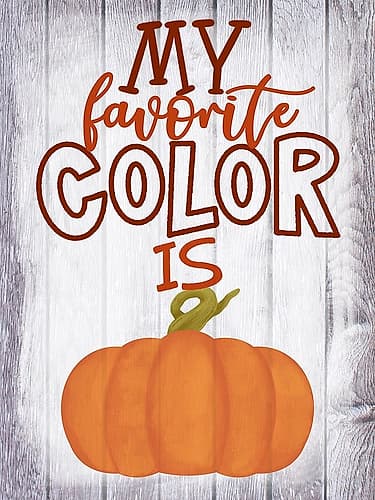 Favorite Color Holidays Print