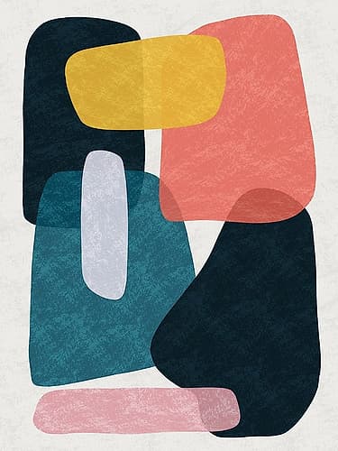 Rubiks Splat 2 Art Print