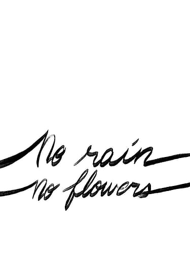 No Rain Art Print