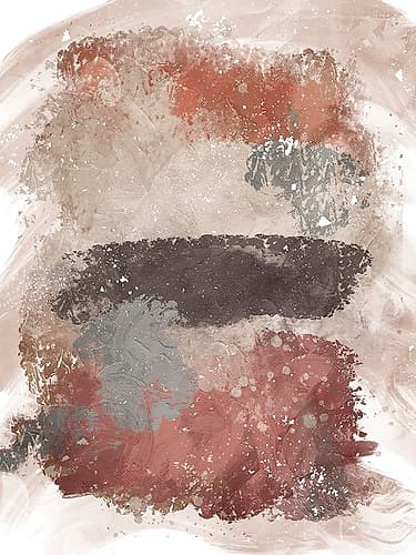 Earthy Realms Art abstrait reproduction