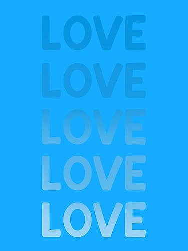 Radiant Words 1 Signs Print