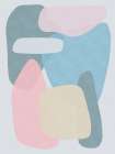 Rubiks Pastel Splat 1 Art Print