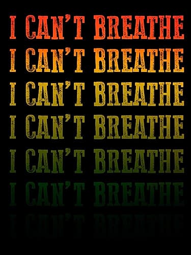 Cant Breathe 1 Symbols Print