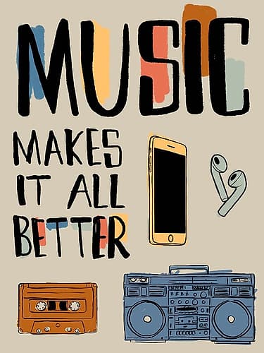 Better Music V3 Art Print