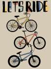 Lets Ride 3 Art Print