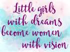 Girls With Watercolor Art Print