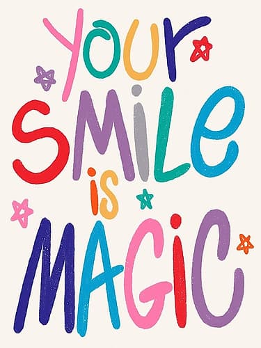 Magic Smile 1 Art Print