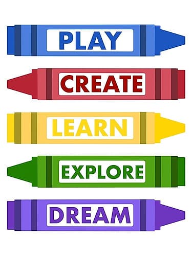 Colorful Rules Kids Print
