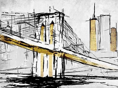 City Of Gold 1 Landscape Print