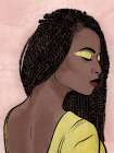 Fierce Woman 1 Art Print