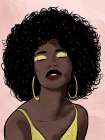 Fierce Woman 2 Art Print