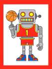 Robo Hoops 3 Art Print