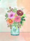 Loving Bouquet Art Print