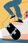 Flip Trick Dream Vintage Print