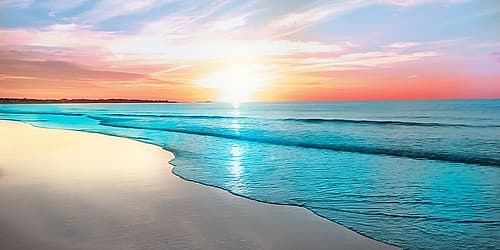 Marvelous Sunrise Coastal Print